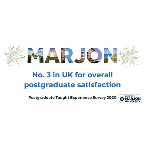 No. 3 in UK for overall postgraduate satisfaction  class=