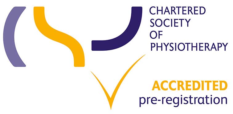 Chartered Society of Physiotherapy accreditation logo