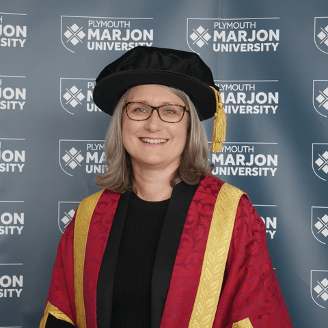 Professor Claire Taylor at her Inauguration Ceremony