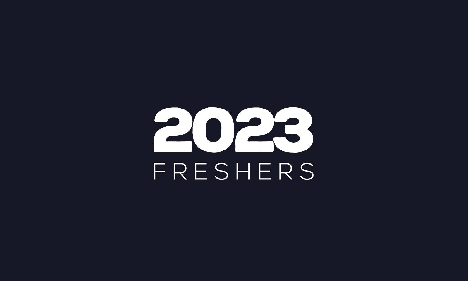 Freshers 2023 logo
