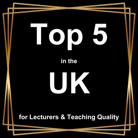 Plymouth Marjon University ranked top 5 in the UK for Lecturers & Teaching Quality